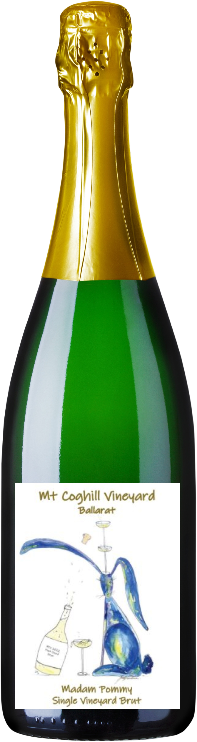 Mt. Coghill Vineyard Madam Pommy Single Vineyard Brut 2022 Ballarat